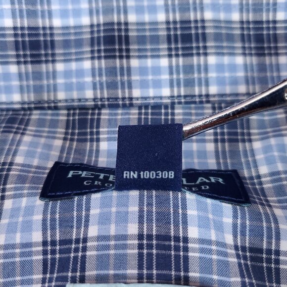 Peter Millar Crown Crafted Mens XL McAlister Performance Poplin Sport Shirt - Picture 10 of 14